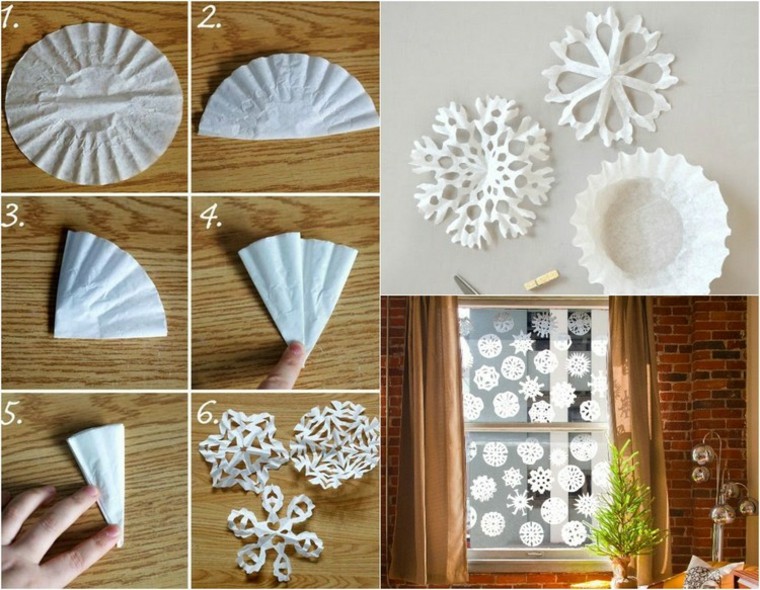 decorado para ventanas velas madera esferas copos mesa