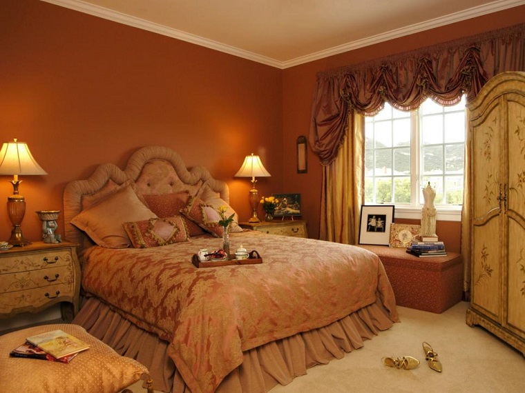Darla Blake dormitorio moderno paredes color otoño acogedor ideas