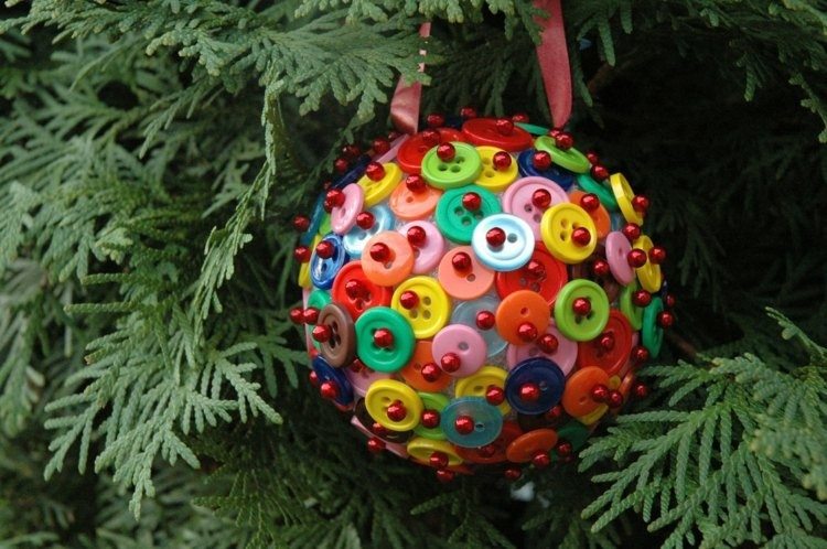 accesorios diy navidad botones plantas perlas