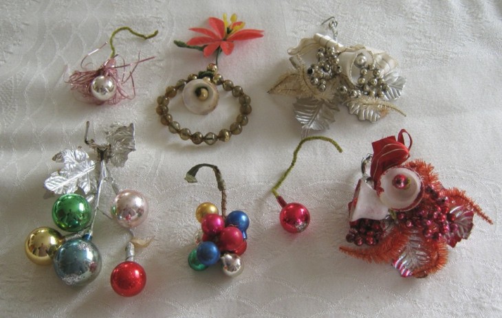 adornos retro arboles de navidad