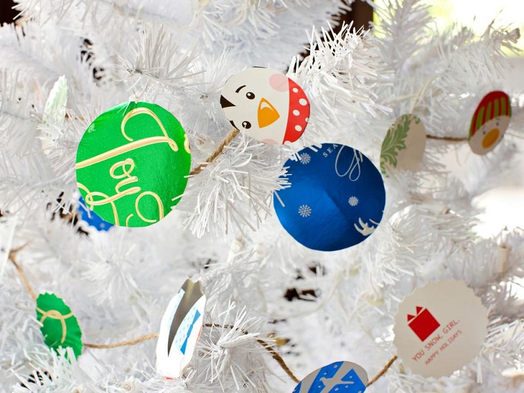 adornos cartulina manualidades navidad