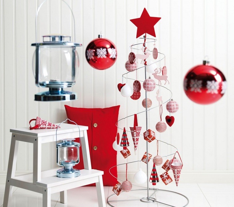 adornos navidad ideas estilo mininalista arbol original moderno