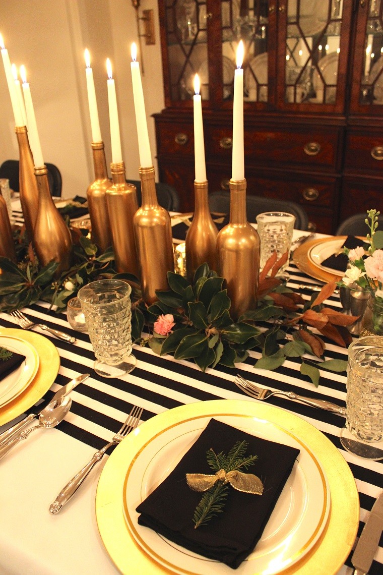 Adornos de navidad negros y oro: 35 ideas elegantes
