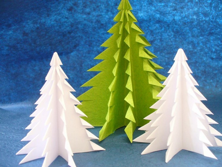 arboles de papel arboles colores papel reciclado azul