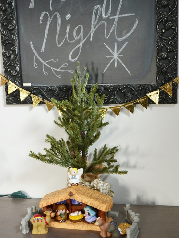 árbol de navidad pequeño sin adornos para decorar la mesa arboles de navidad decoracion mesa manualidades ideas