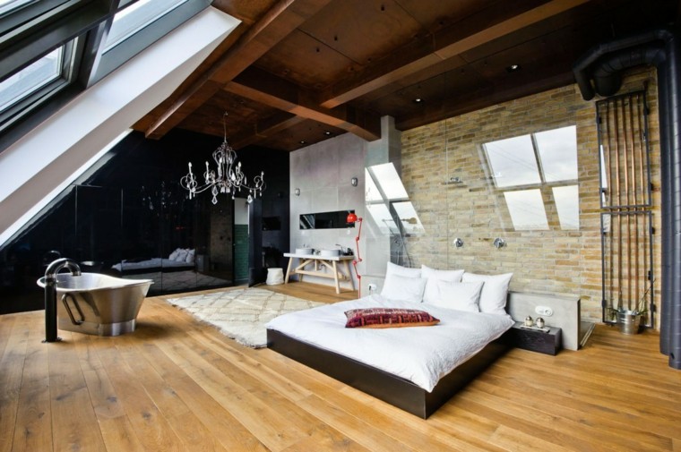 dormitorio con bañera y techo abovedado muy moderno arquitecturas casa techo abovedado moderno dormitorio ideas