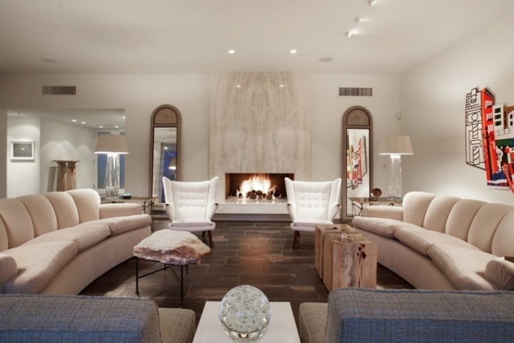 Azulejos travertino: 75 ideas de para suelos y paredes