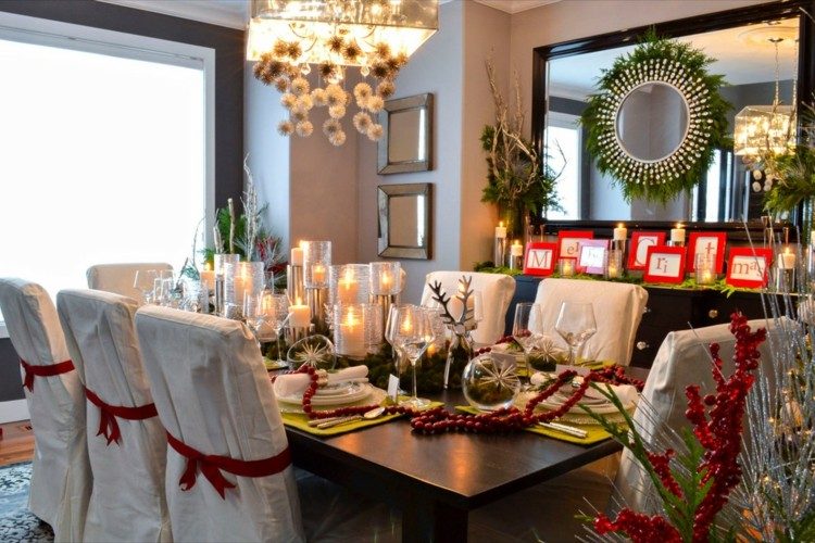 bonita mesa navidad diseño escandinavo
