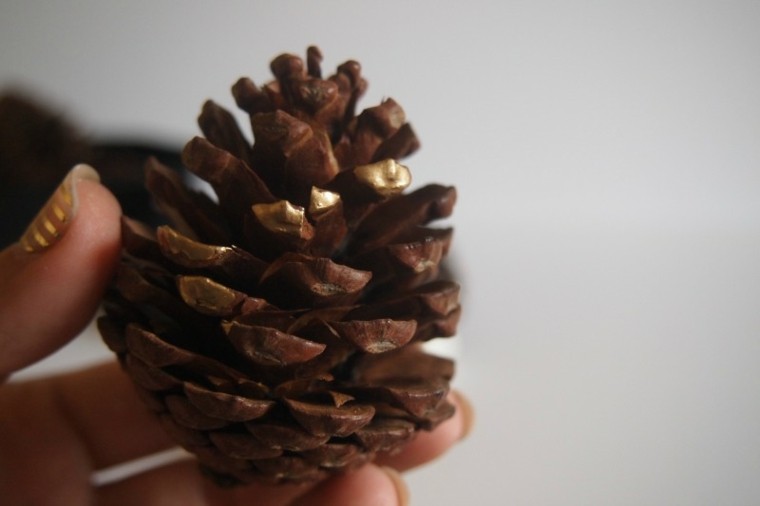 bricolage decoraciones navideñas oro precioso ideas