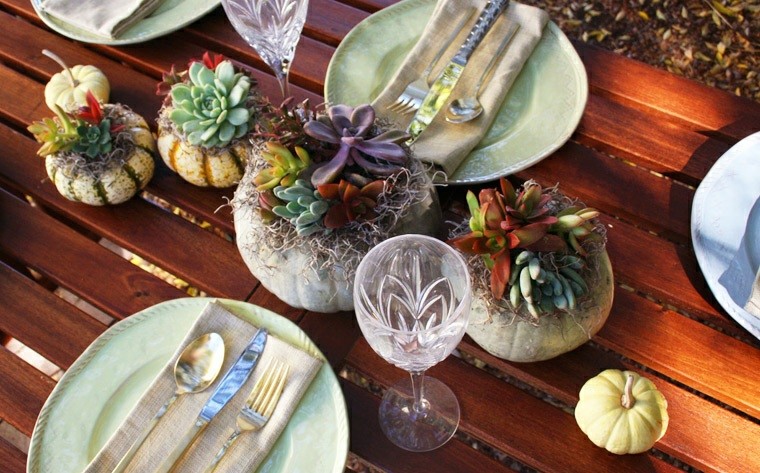 calabaza recetas decora casa otono centro mesa macetas moderno