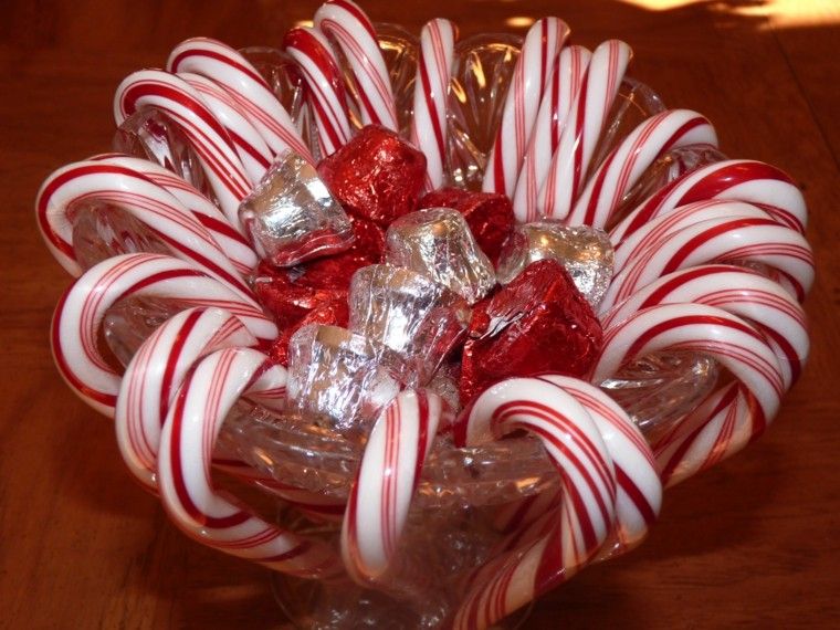 caramelos decoracion navidad centro mesa