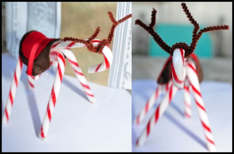 caramelos decoracion navidad reno minimalista