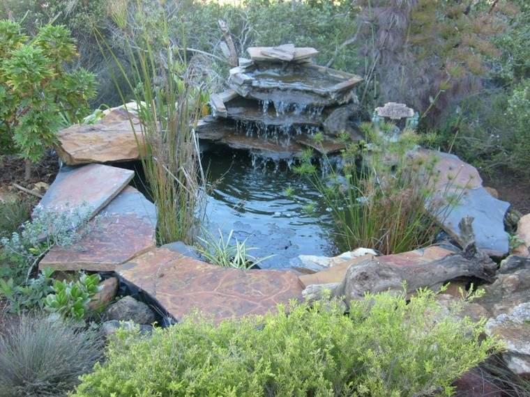 cataratas y cascadas jardin estanque