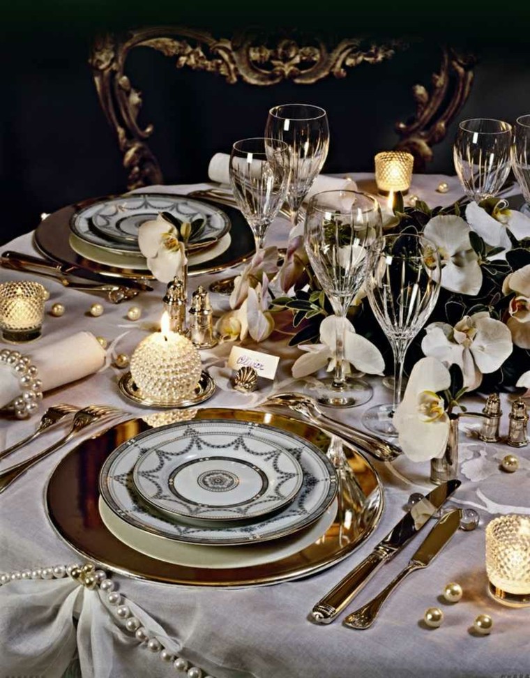 decorar mesa copas cristal