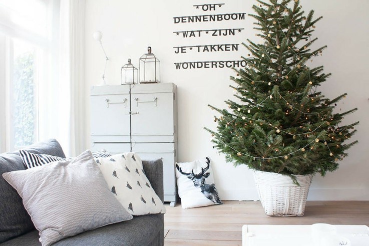 decoración navidad estilo nordico