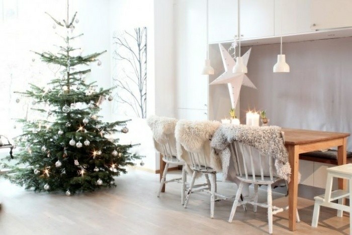decorar salon comedor navidad