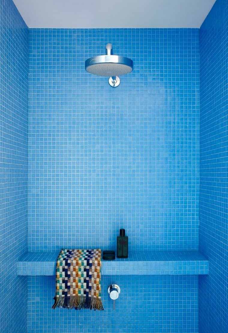 duchas relajacion diseño variado azul
