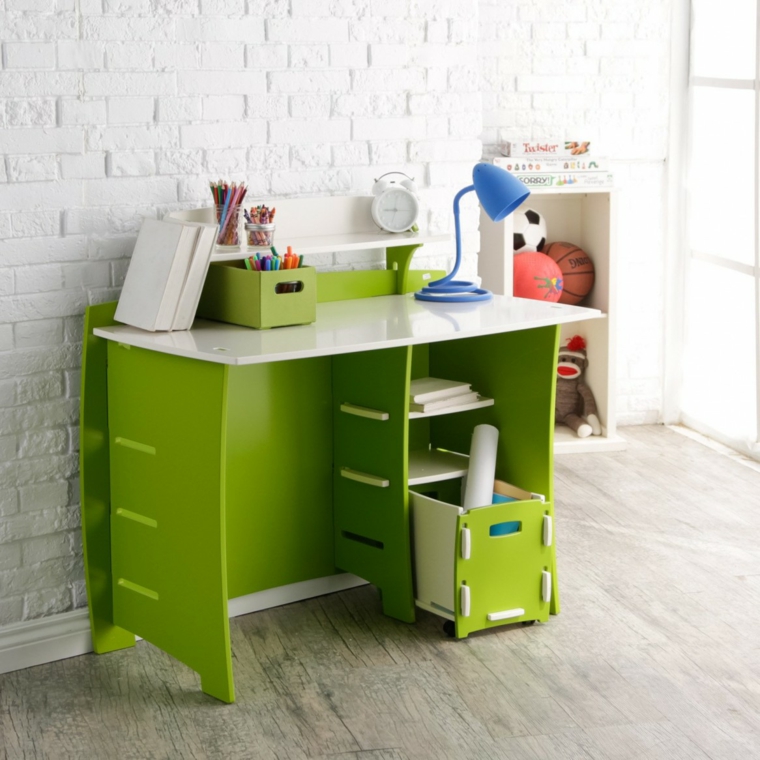 escritorio verde