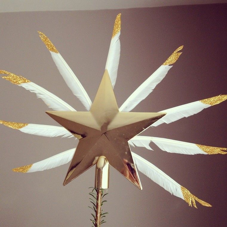 estrella dosrad decoracion diseño plumas