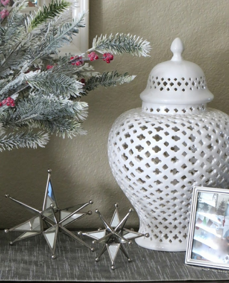estrellas de navidad decorando casa adornos metal ideas