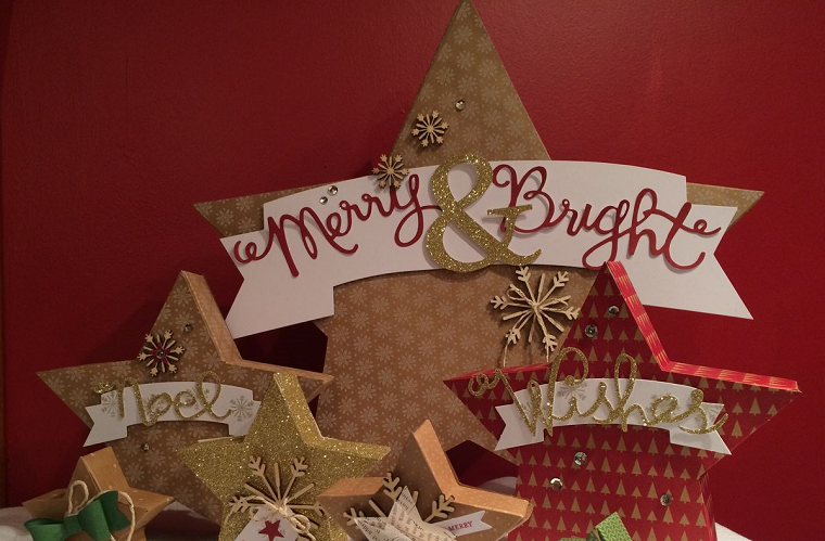 estrellas navidad mesa preciosa estrellas ideas