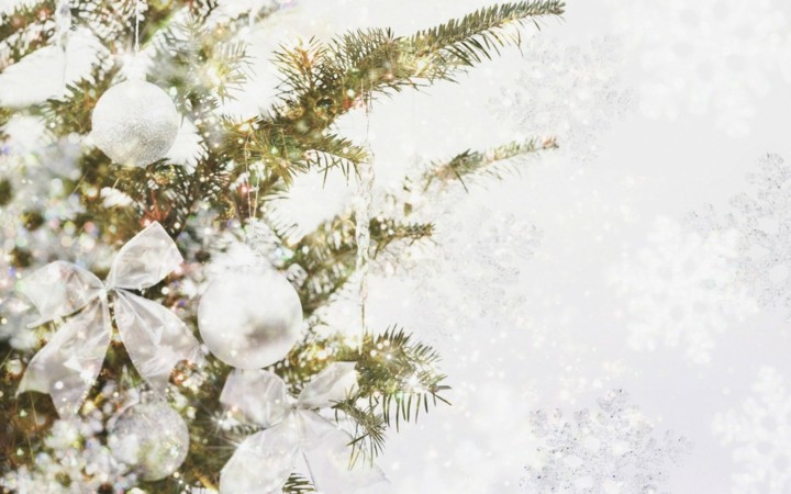 estupenda decoración navidades blancas