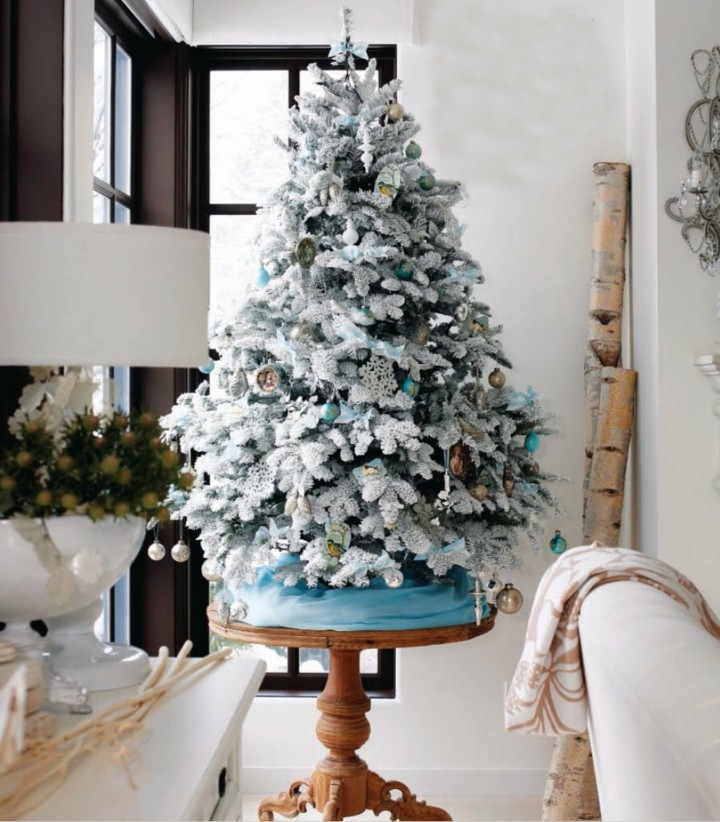 estupenda decoración arbol mesa
