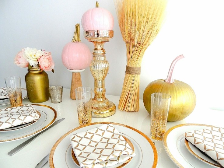 estupenda mesa decoración otoño