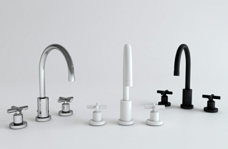 Grifos de cocina y accesorios de baño en negro - 50 ideas
