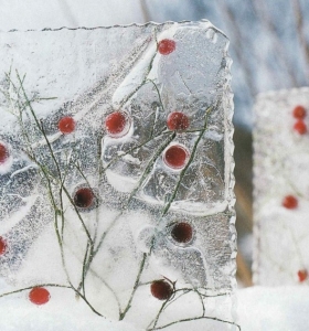 Decoracion navidad hielo para decorar el jardín