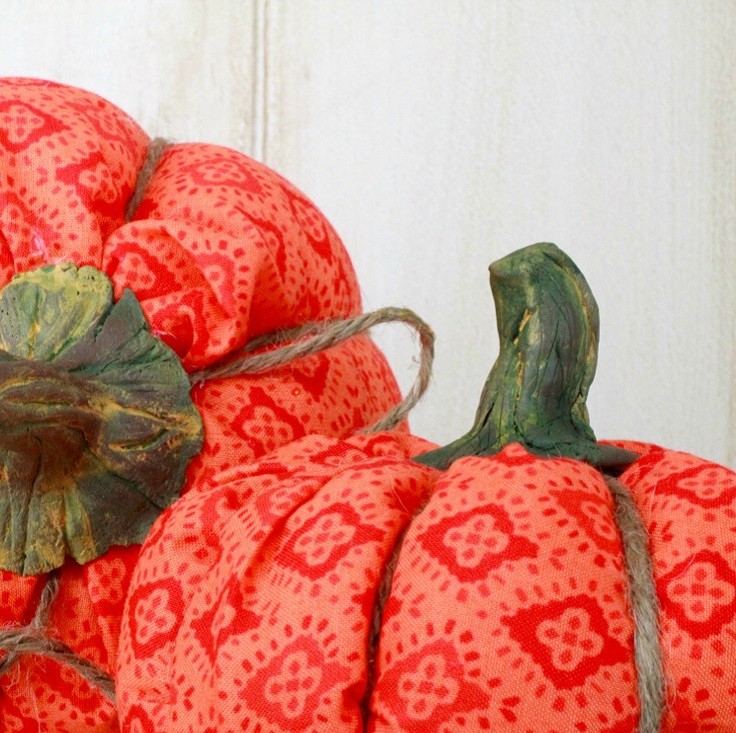 calabaza falsa de tela y cuerda muy original ideas calabaza falsa manualidades decoracion otono preciosa