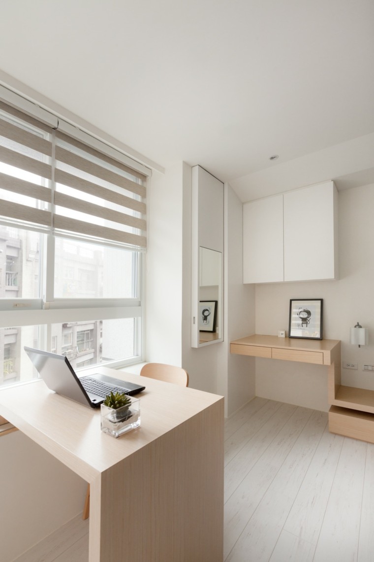 interiores madera fresco planta minimalista