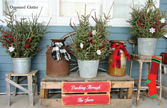 Rustic style Christmas decoration