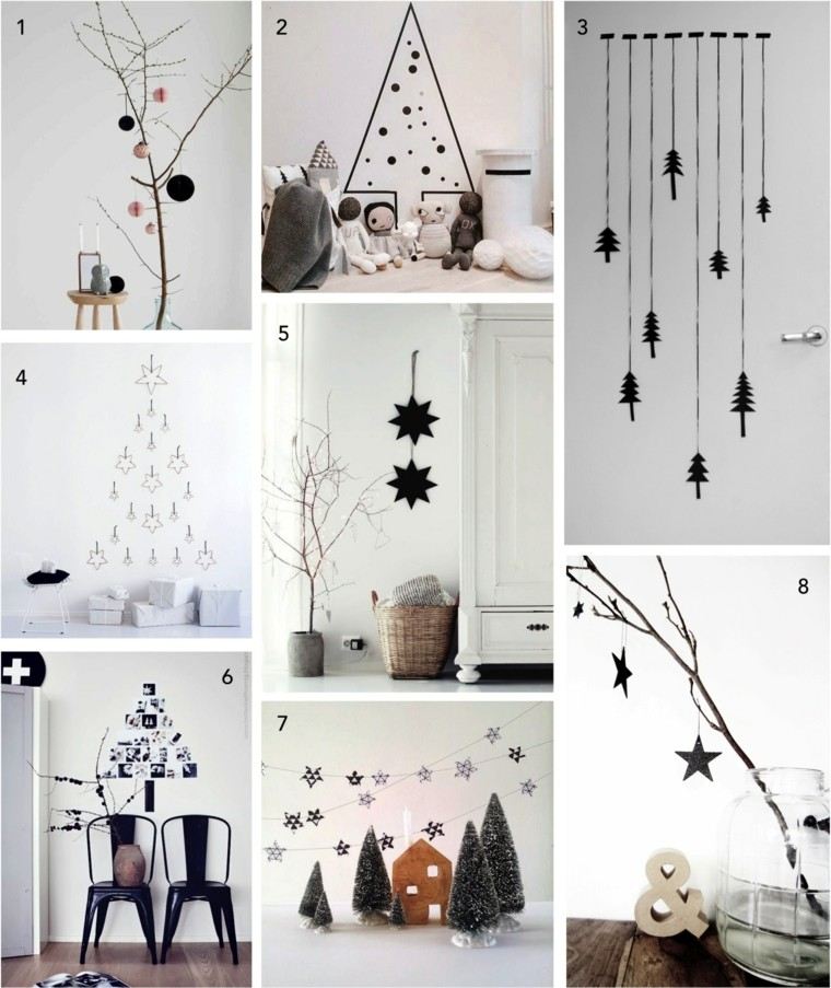manualidades navidenas decoracion hecha casa color negro ideas
