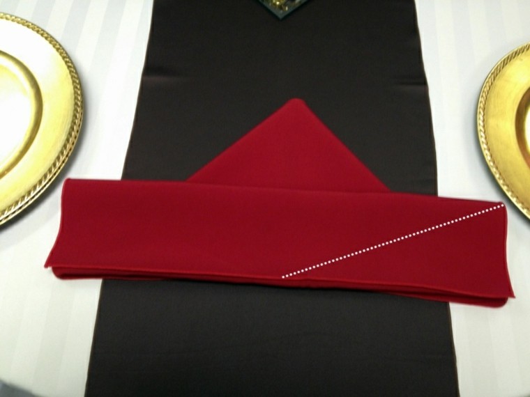 mesa navideña idea estilo negro