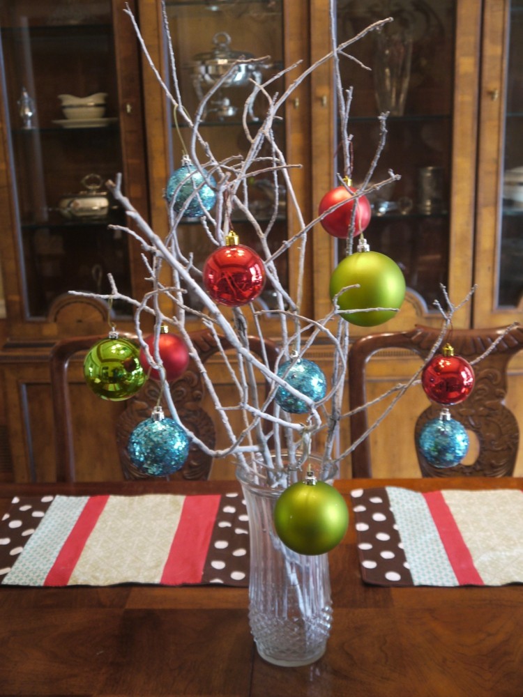 ramas naturales navidad decoracion madera decoracion closet