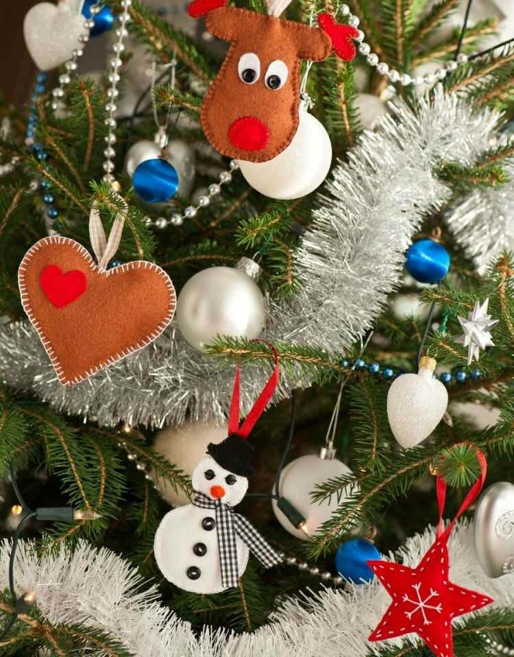 originales adornos navideños caseros colores