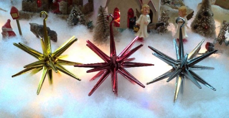 originales estrellas navidad estilo retro