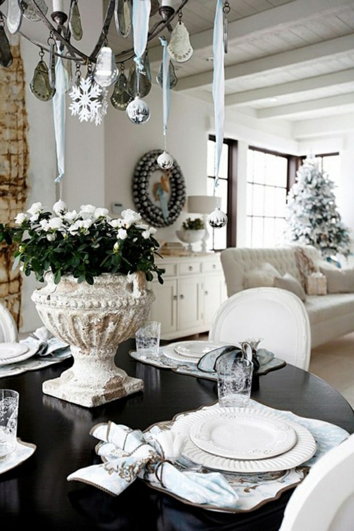 original decoración blanca navidad