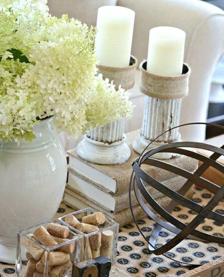 partavelas manualidades preciosas velas romanticas madera blancos ideas