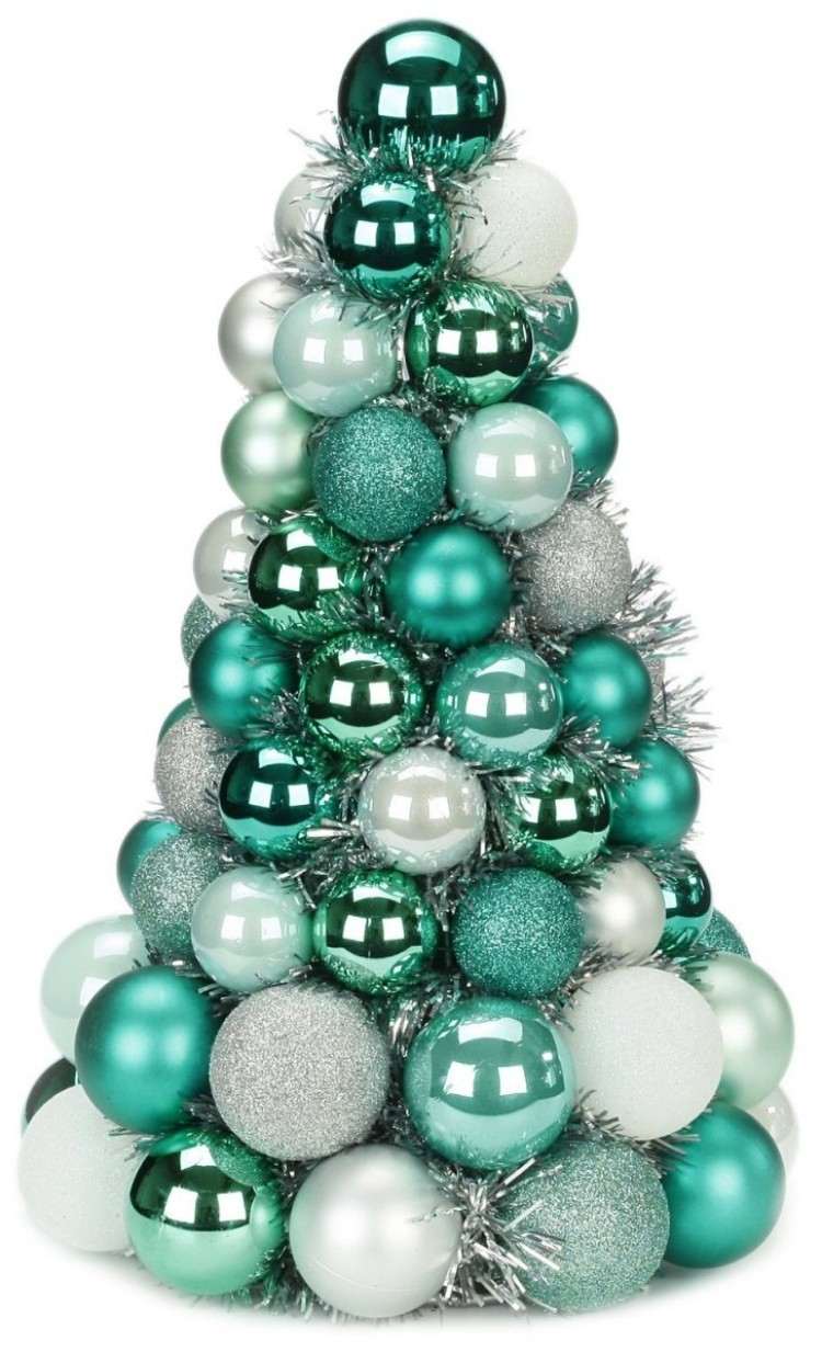 recetas navidenas decorar mesa arbol navidad hecho bolas verdes ideas