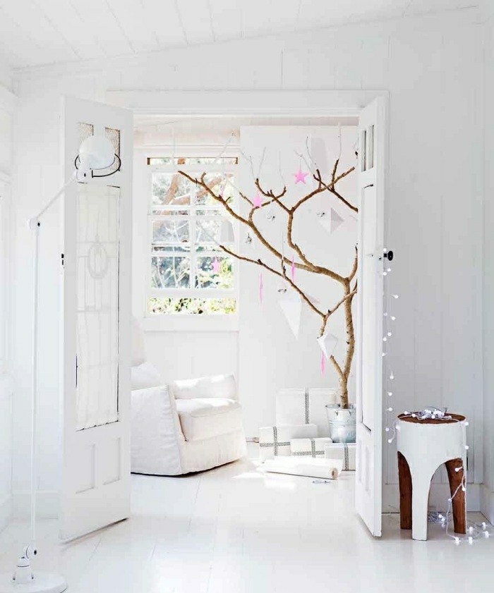 diseño salon blanco estilo nordico