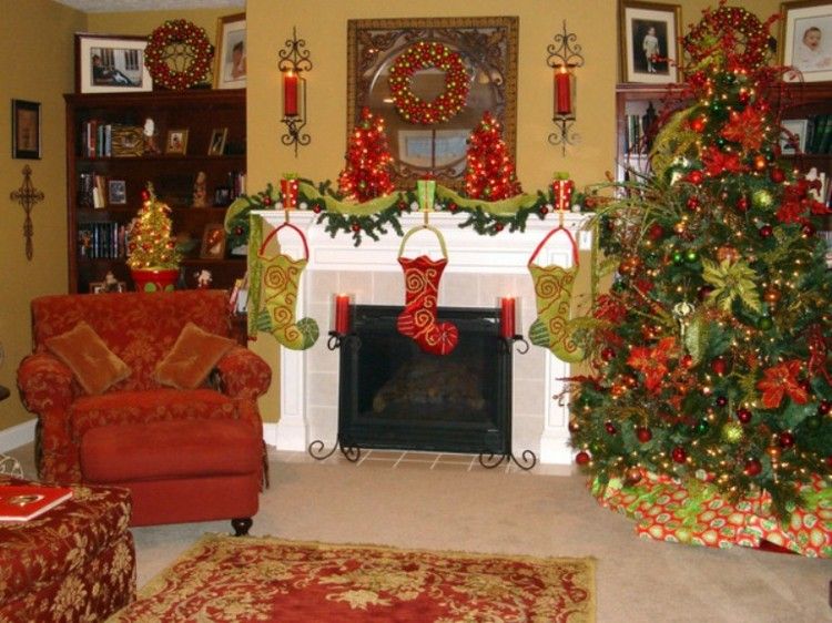 salones decorados motivos navideños