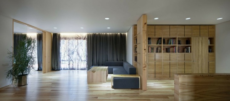 suelos de madera interiores forja moderno sillones