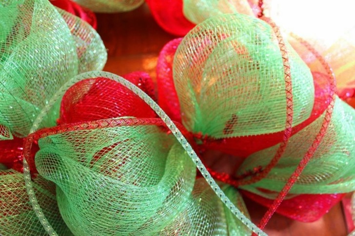 tela de gasa de color rojo y verde tela gasa color rojo verde