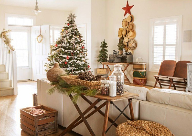 adornos navidad ideas decorativas rustico madera