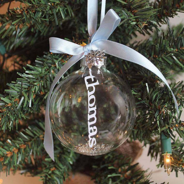 arbol de navidad decoracion lazo bola cristal ideas
