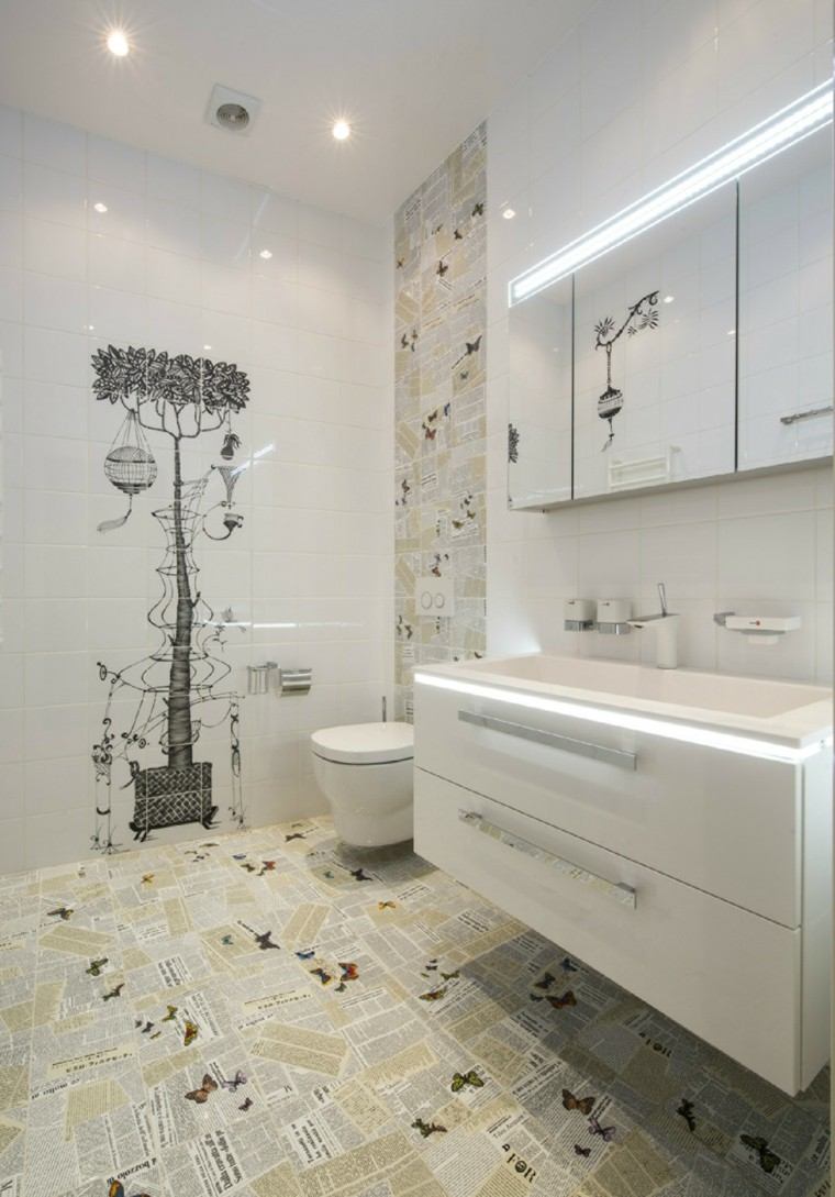 baños cocinas diseño respaldo paredes