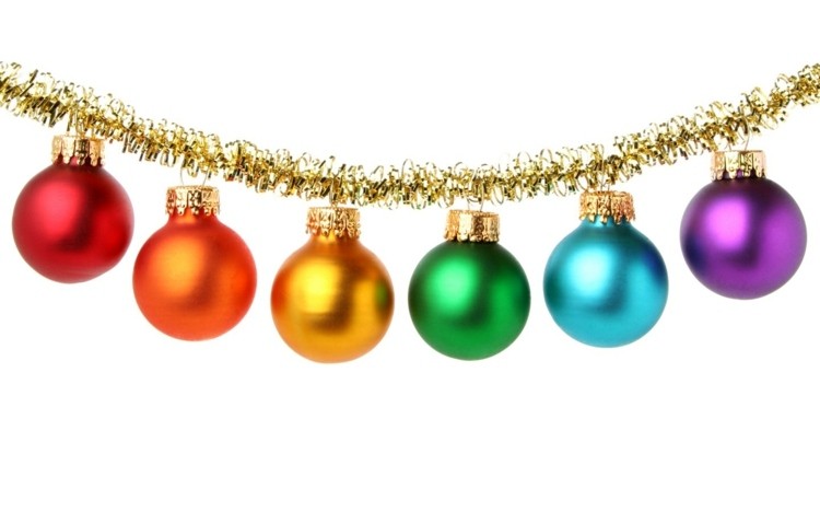 bolas de navidad diseños estilo dorado guirnaldas