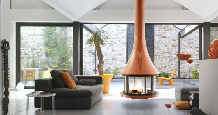 Chimeneas modernas ideas que no pasarán inadvertidas.
